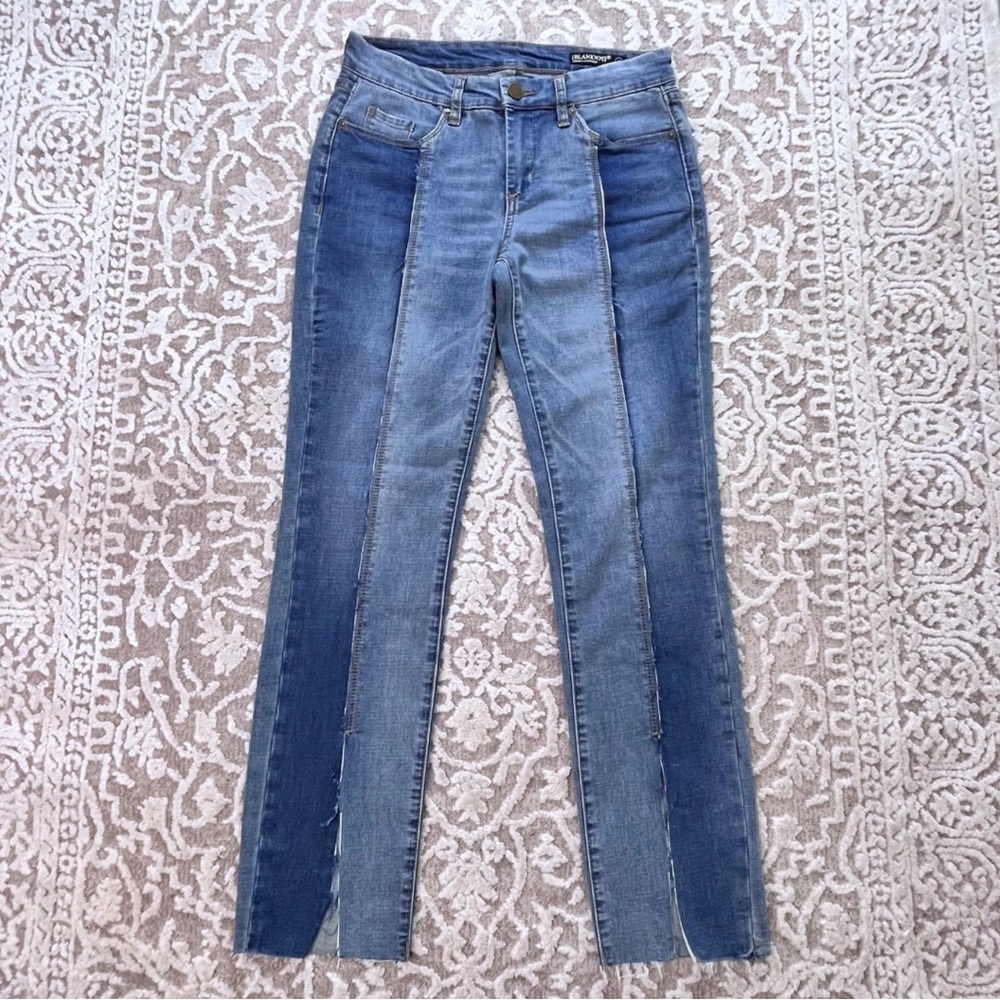 Blanknyc Skinny Classique Patchwork Split Front J… - image 2